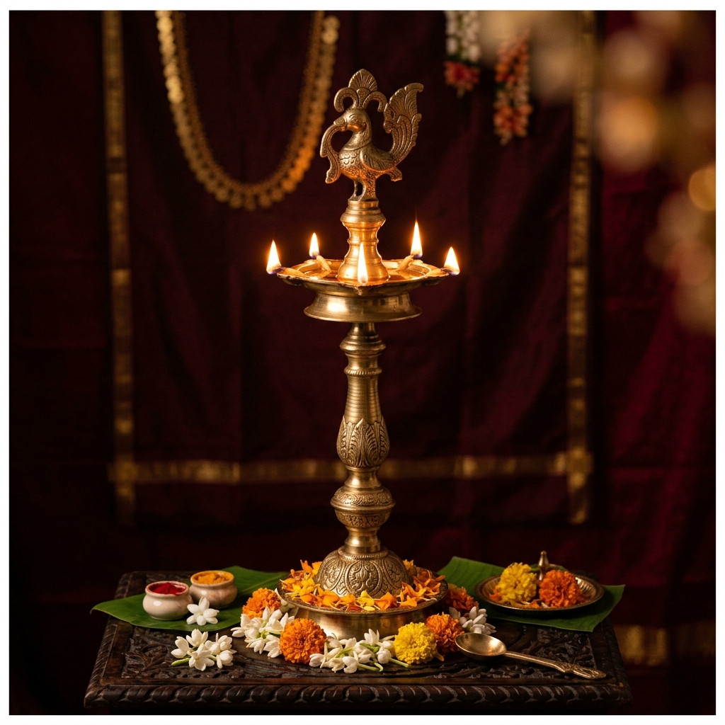 Kerala Brass Lamp
